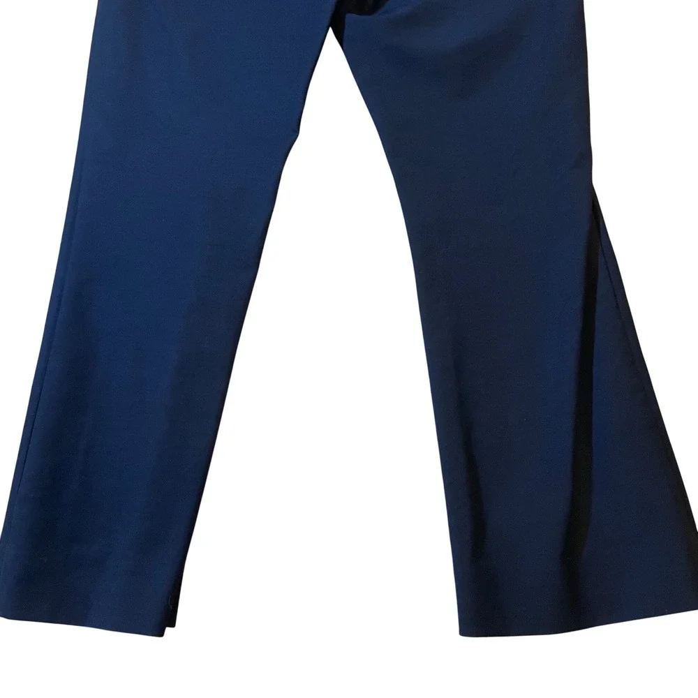 White‎ House Black Market Flare Crop Pants  Women's Size 2 Sailor Button Accents - Picture 6 of 12